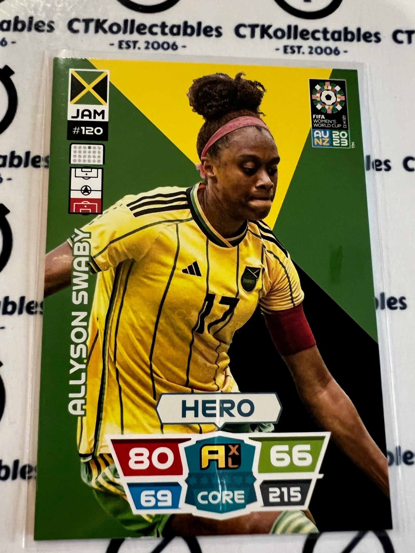 2023 FIFA WWC Adrenalyn Base Card #120 Allyson Swaby JAM