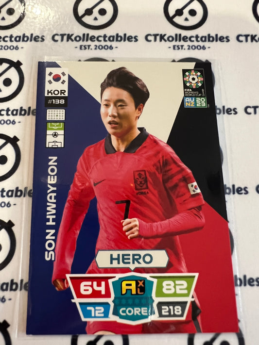 2023 FIFA WWC Adrenalyn Base Card #138 Son Hwayeon KOR