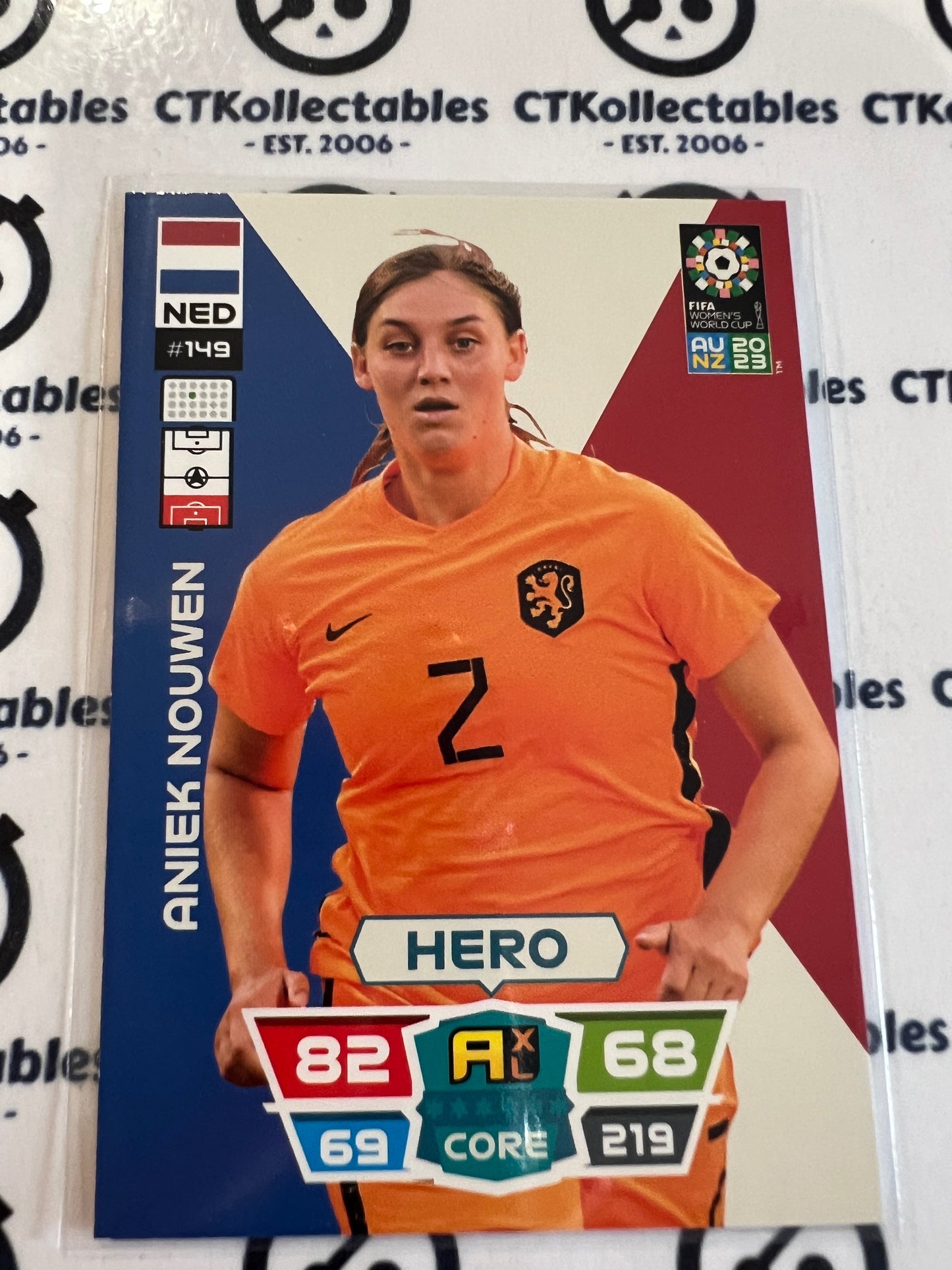 2023 FIFA WWC Adrenalyn Base Card #149 Aniek Nouwen NED