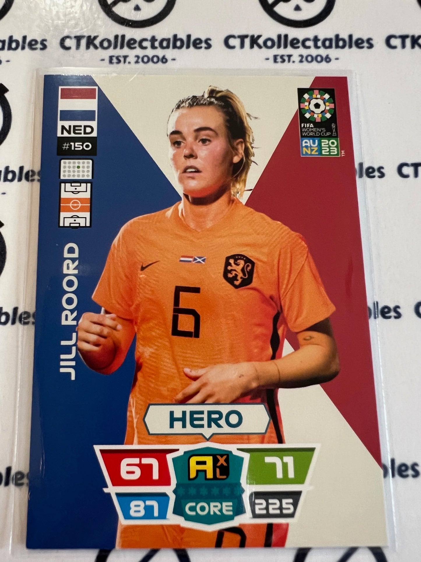 2023 FIFA WWC Adrenalyn Base Card #150 Jill Roord NED