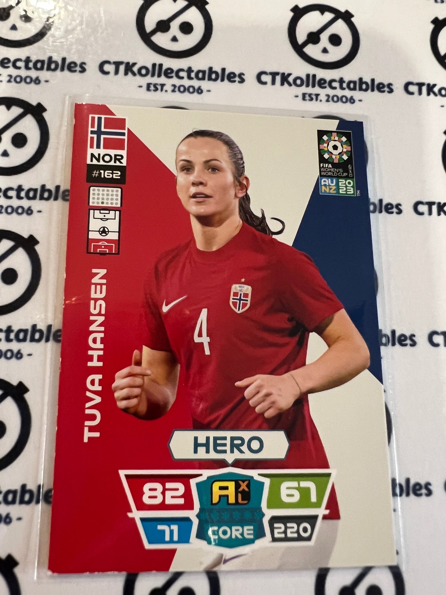 2023 FIFA WWC Adrenalyn Base Card #163 Guro Bergsvand NOR