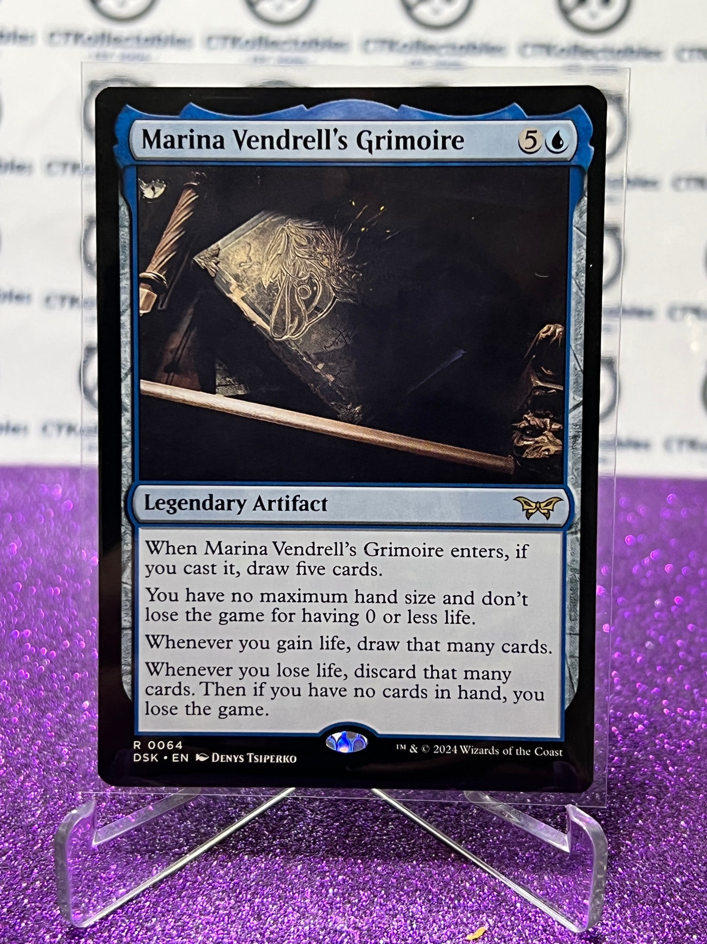 2024 MAGIC THE GATHERING DUSKMOURN HOUSE OF HORROR MARINA VENDRELL'S GRIMOIRE  # R 0064 NON-FOIL LEGENDARY ARTIFACT CARD