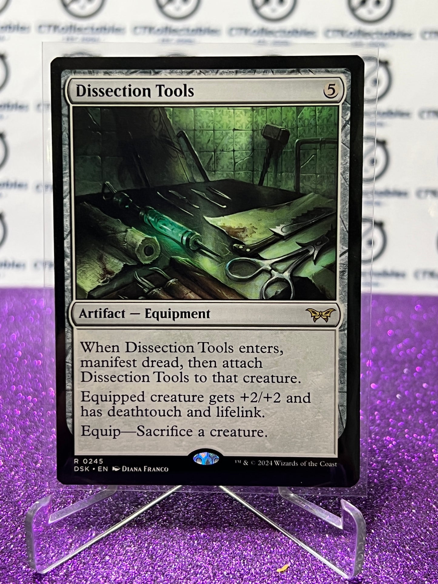 2024 MAGIC THE GATHERING DUSKMOURN HOUSE OF HORROR DISSECTION TOOLS # R 0245 NON-FOIL ARTIFACT-EQUIPMENT CARD