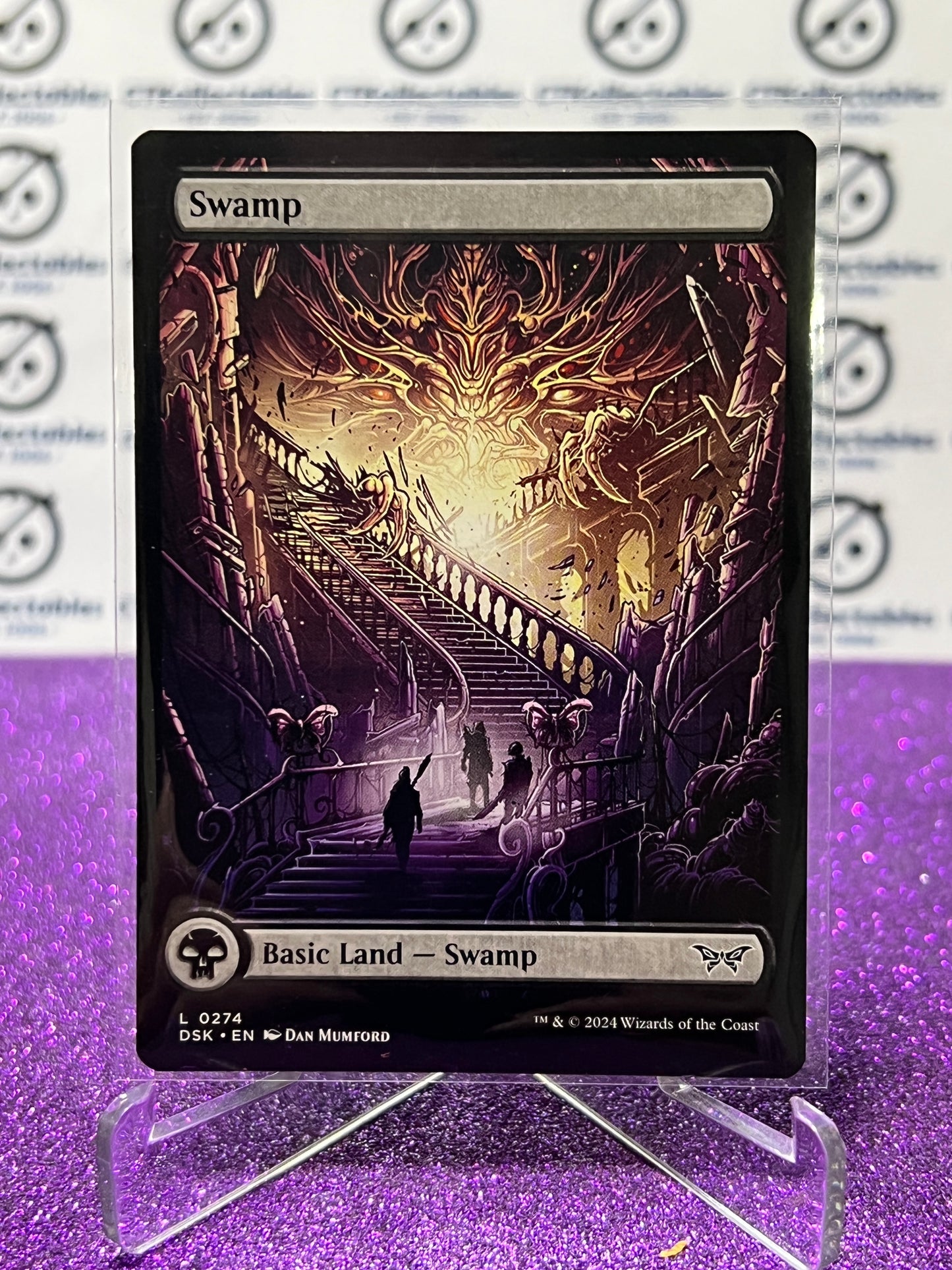 2024 MAGIC THE GATHERING DUSKMOURN HOUSE OF HORROR SWAMP # L 0274 NON-FOIL  BASIC LAND - SWAMP CARD