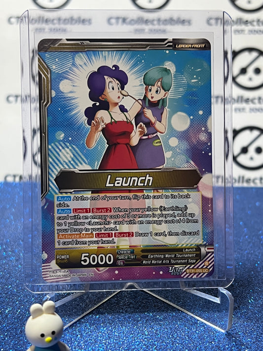 DRAGON BALL IMPACT BEYOND DIMENSIONS LAUNCH, TRANSFORMED # BT31-055 UC FOIL CARD