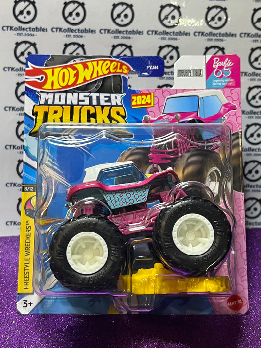 HOT WHEELS MATTEL MONSTER TRUCKS BARBIE 65 FREESTYLE WRECKERS 8/12 - 2024