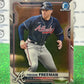 2021 BOWMAN CHROME BASEBALL FREDDIE FREEMAN # 83  ATLANTA BRAVES CARD