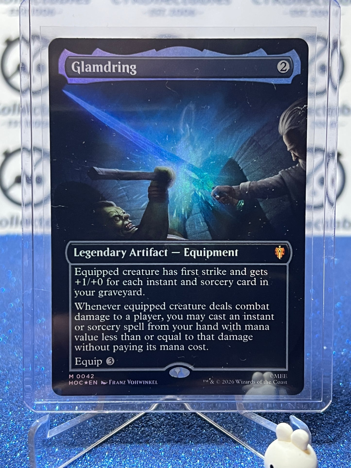 2026 MAGIC THE GATHERING THE HOBBIT GLAMDRING # M 0042 FOIL TCG  CARD