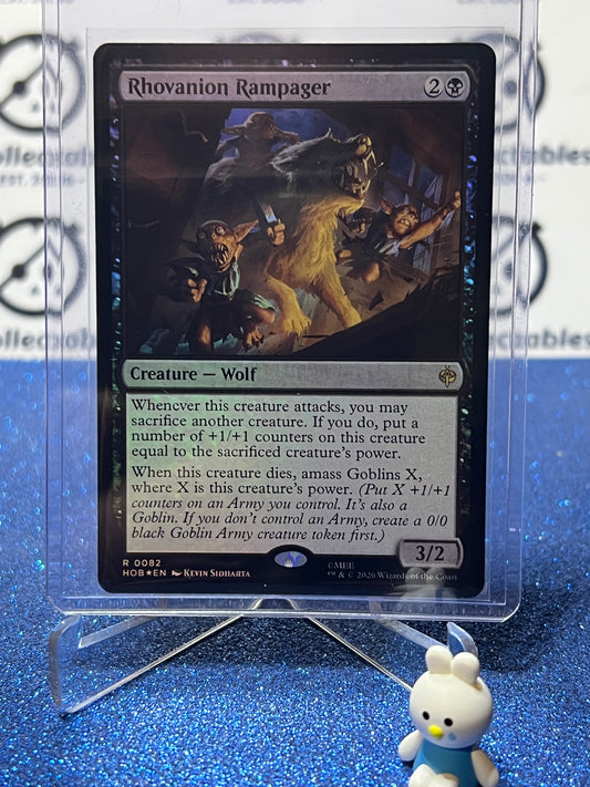 2026 MAGIC THE GATHERING THE HOBBIT RHOVANION RAMPAGER # R 0082 FOIL TCG  CARD