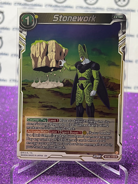 2024 DRAGON BALL SUPER  STONEWORK # BT26-119 R FOIL CARD