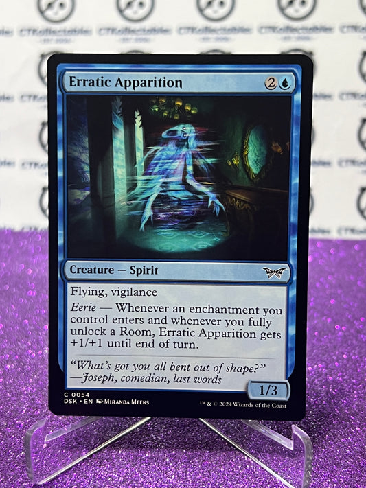 2024 MAGIC THE GATHERING DUSKMOURN HOUSE OF HORROR ERRATIC APPARITION # C 0054 CREATURE-SPIRIT CARD