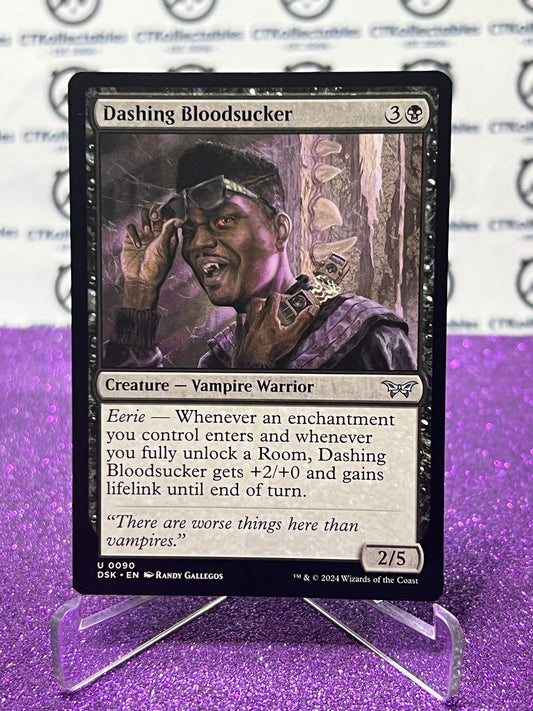 2024 MAGIC THE GATHERING DUSKMOURN HOUSE OF HORROR DASHING BLOODSUCKER # U 0090 CREATURE-VAMPIRE WARRIOR CARD