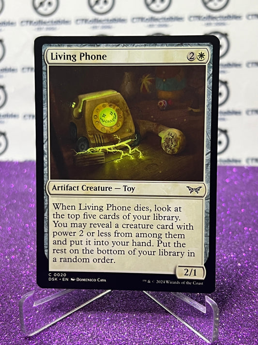 2024 MAGIC THE GATHERING DUSKMOURN HOUSE OF HORROR LIVING PHONE # C 0020 ARTIFACT CREATURE-TOY CARD