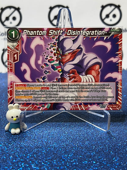 DRAGON BALL IMPACT BEYOND DIMENSIONS PHANTOM SHIFT-DISINTEGRATION # BT31--004 C NON-FOIL CARD