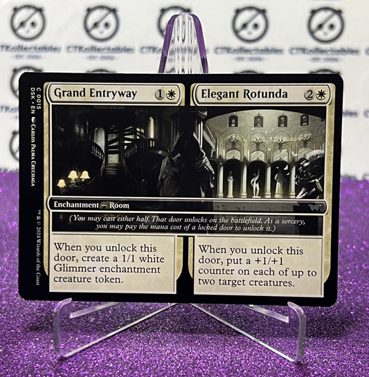 2024 MAGIC THE GATHERING DUSKMOURN HOUSE OF HORROR GRAND ENTRYWAY/ELEGANT ROTUNDA # C 0015 ENCHANTMENT-ROOM CARD