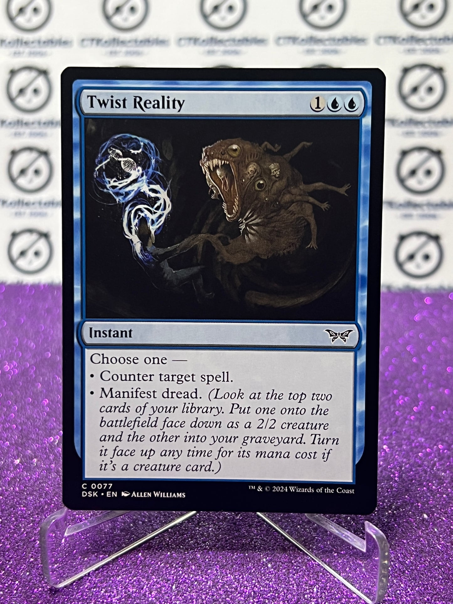 2024 MAGIC THE GATHERING DUSKMOURN HOUSE OF HORROR TWIST REALITY # C 0077 INSTANT CARD