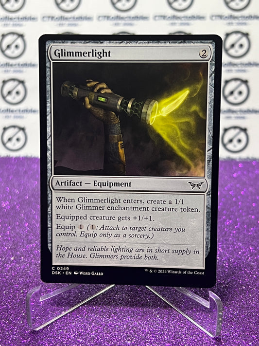 2024 MAGIC THE GATHERING DUSKMOURN HOUSE OF HORROR GLIMMERLIGHT # C 0249 ARTIFACT-EQUIPMENT CARD