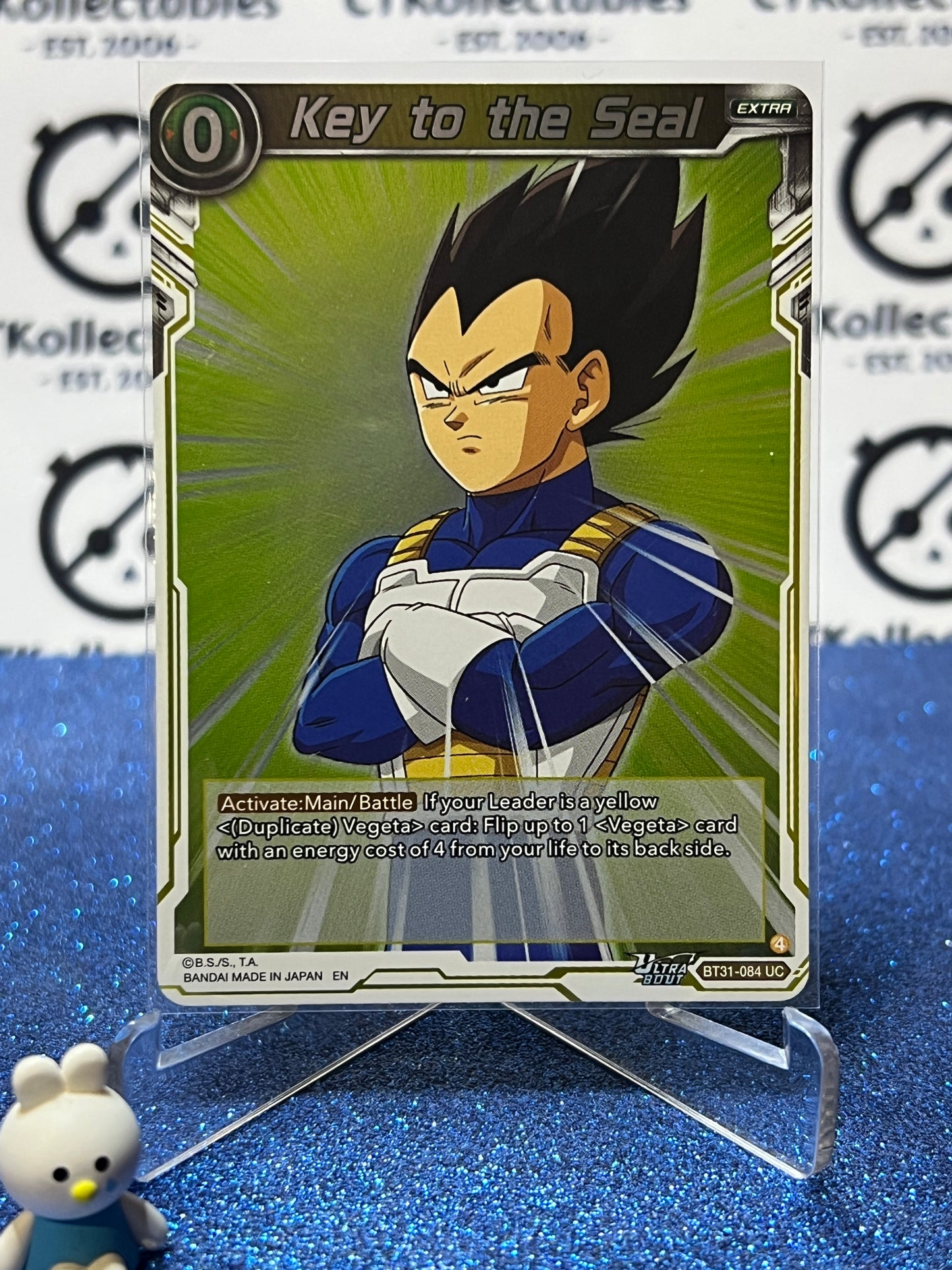 DRAGON BALL IMPACT BEYOND DIMENSIONS KEY TO THE SEAL # BT31-084 UC FOIL CARD