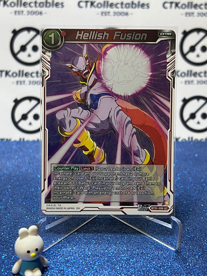 DRAGON BALL IMPACT BEYOND DIMENSIONS HELLISH FUSION # BT31-026 UC FOIL CARD