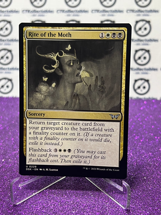 2024 MAGIC THE GATHERING DUSKMOURN HOUSE OF HORROR RITE OF THE MOTH # U 0229 SORCERY CARD