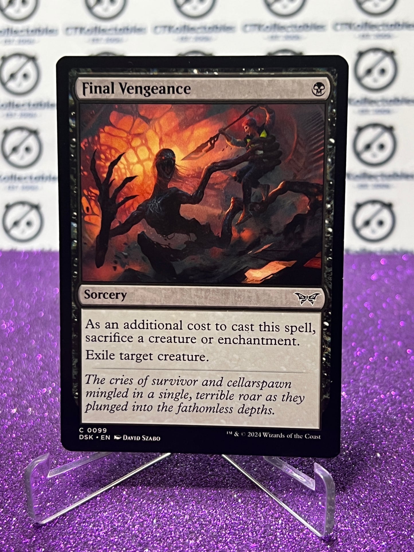 2024 MAGIC THE GATHERING DUSKMOURN HOUSE OF HORROR FINAL VENGEANCE # C 0099 SORCERY CARD