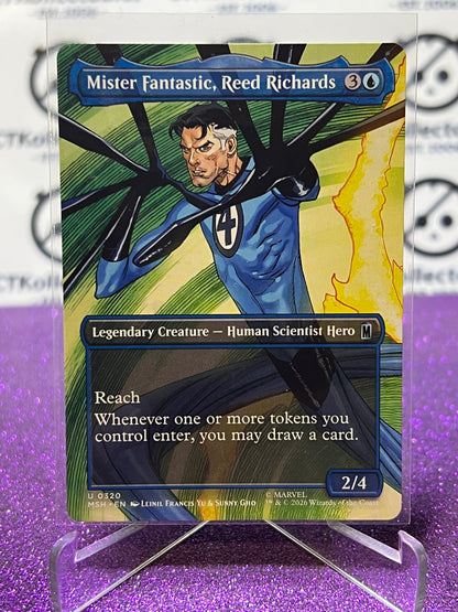 2026 MAGIC THE GATHERING / MARVEL SUPER HEROES MISTER FANTASTIC, REED RICHARDS # U 0320 NON-FOIL,BORDERLESS CARD