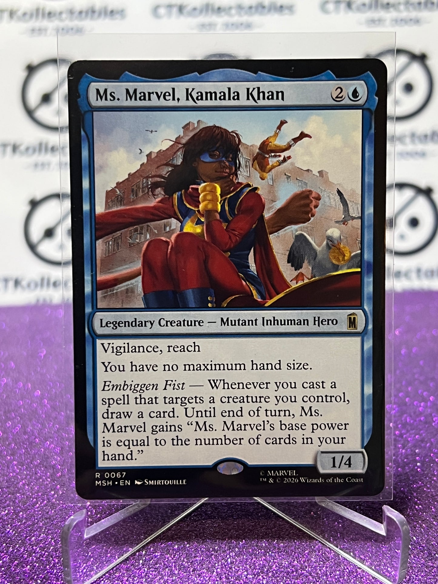 2026 MAGIC THE GATHERING / MARVEL SUPER HEROES MS.MARVEL, KAMALA KHAN # R 0067 NON-FOIL CARD