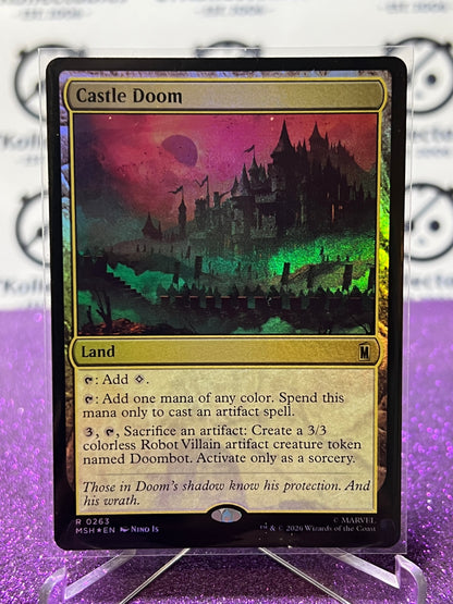 2026 MAGIC THE GATHERING / MARVEL SUPER HEROES CASTLE DOOM # R 0263 FOIL CARD