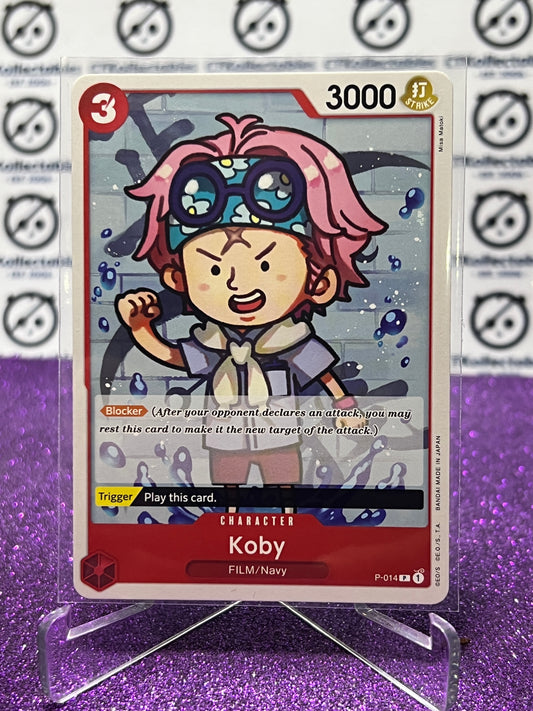 2024 ONE PIECE THE BEST KOBY # P-014 P ENGLISH TRADING GAME PROMO CARD