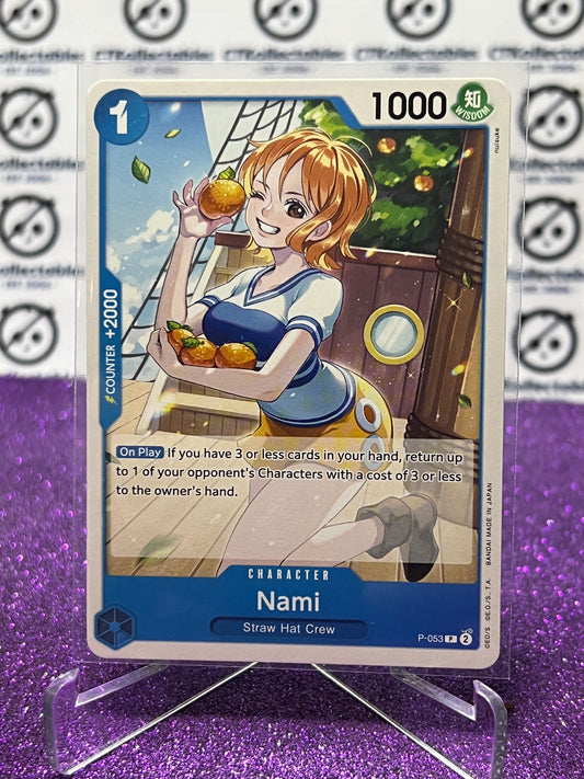 2024 ONE PIECE THE BEST NAMI # P-053 P ENGLISH TRADING GAME PROMO CARD