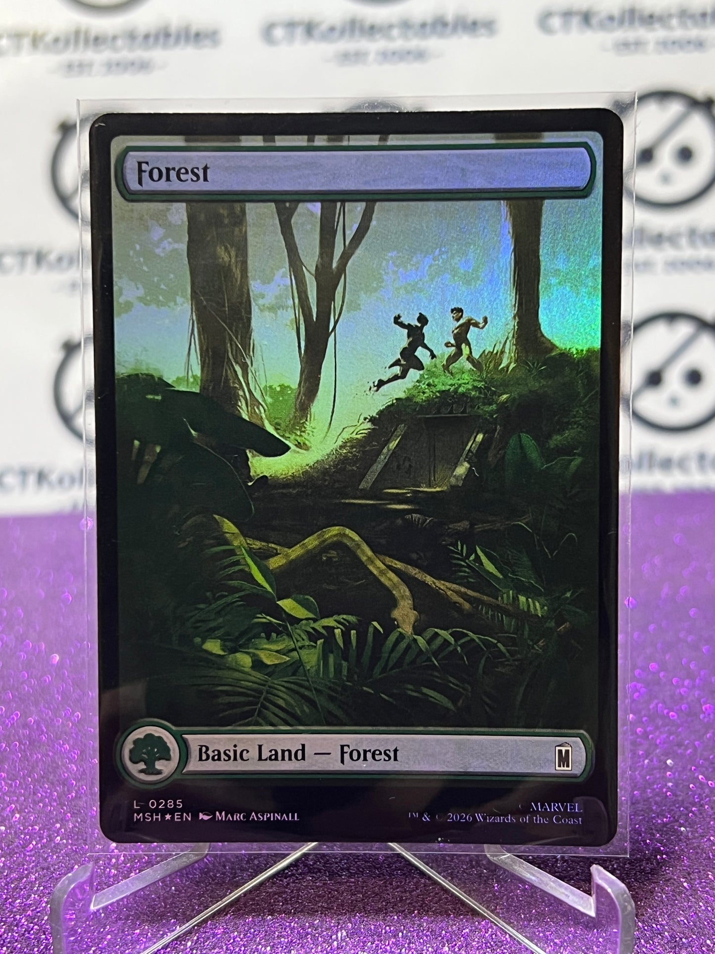 2026 MAGIC THE GATHERING / MARVEL SUPER HEROES FOREST # L 0285 FOIL CARD