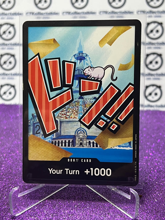 2024 ONE PIECE THE BEST DON!! CARD ALT ART ICEBURG ENGLISH TRADING GAME CARD