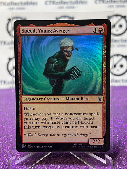2026 MAGIC THE GATHERING / MARVEL SUPER HEROES  SPEED, YOUNG AVENGER # U 0152 FOIL CARD