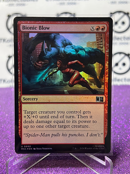 2026 MAGIC THE GATHERING / MARVEL SUPER HEROES BIONIC BLOW # U 0680 FOIL CARD