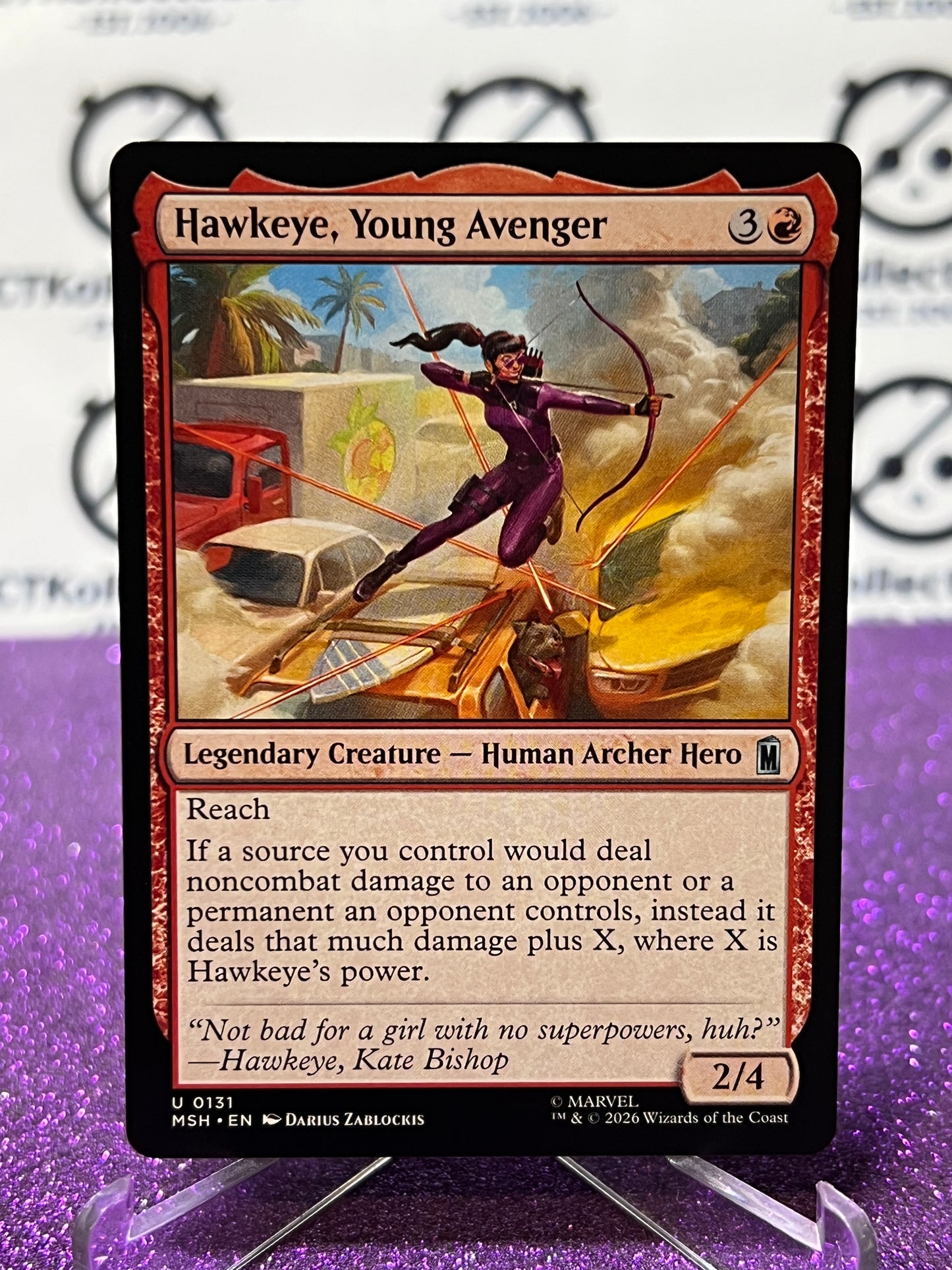 2026 MAGIC THE GATHERING / MARVEL SUPER HEROES HAWKEYE, YOUNG AVENGER # U 0131  NON-FOIL CARD