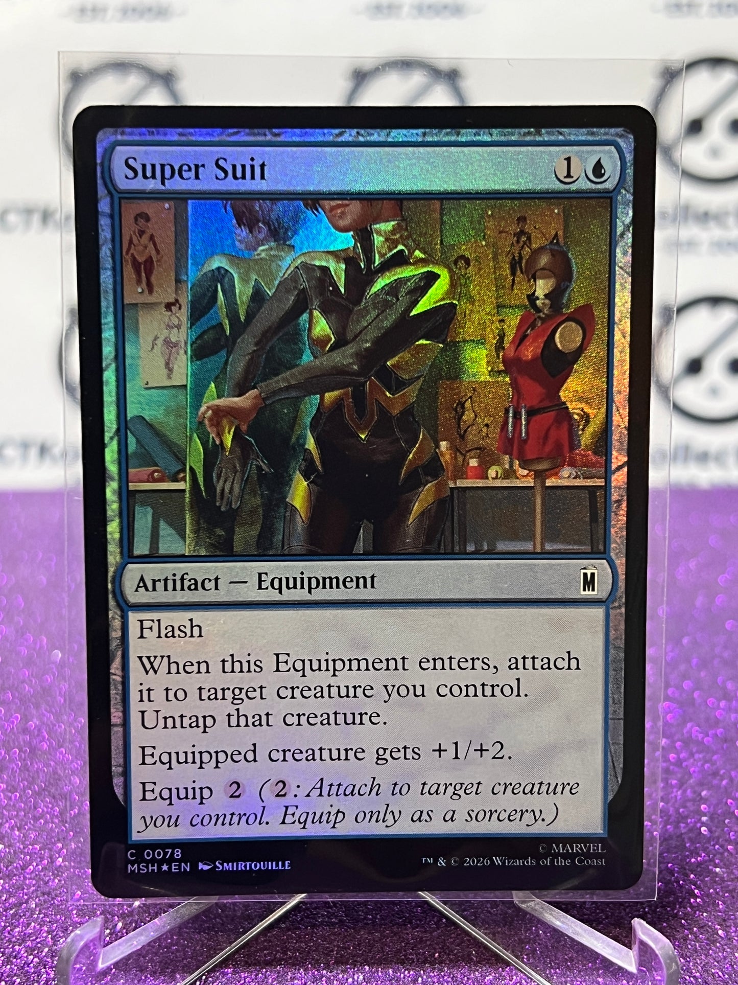 2026 MAGIC THE GATHERING / MARVEL SUPER SUPER SUIT # C 0078 FOIL CARD