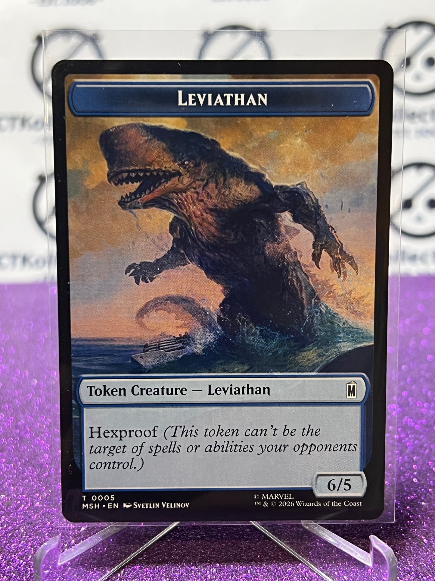 2026 MAGIC THE GATHERING / MARVEL SUPER HEROES LEVIATHAN / FOOD # T 0005/0019 TOKEN NON-FOIL CARD