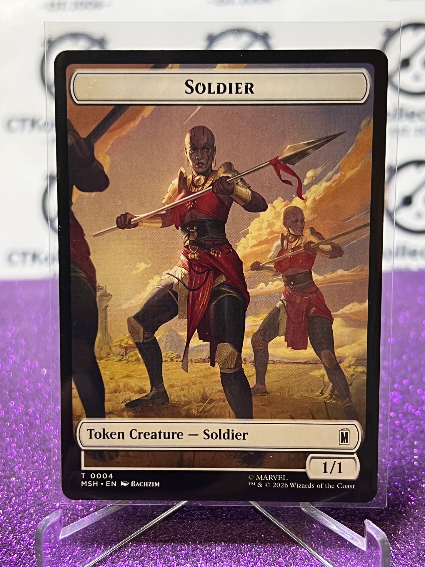 2026 MAGIC THE GATHERING / MARVEL SUPER HEROES SOLDIER / INSECT # T 0004/0012 TOKEN NON-FOIL CARD