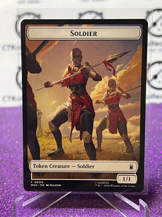 2026 MAGIC THE GATHERING / MARVEL SUPER HEROES SOLDIER / INSECT # T 0004/0012 TOKEN NON-FOIL CARD