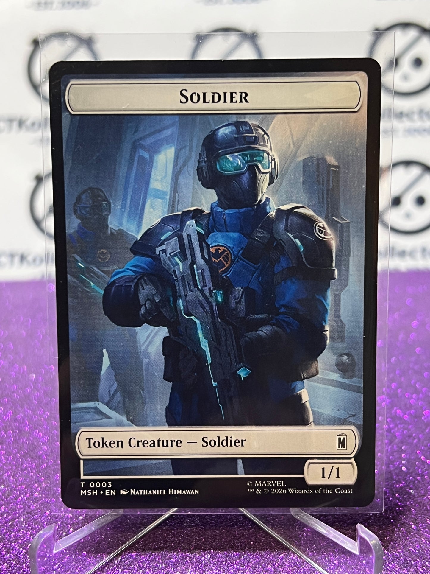 2026 MAGIC THE GATHERING / MARVEL SUPER HEROES SOLDIER / VILLAIN # T 0003/0009 TOKEN NON-FOIL CARD