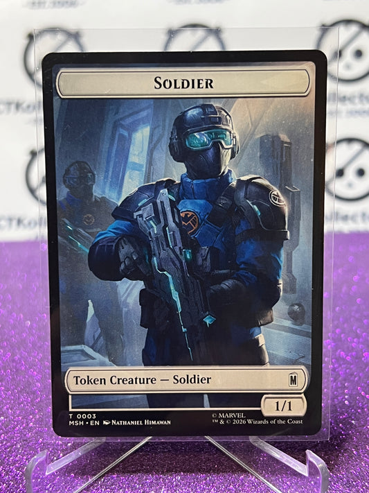 2026 MAGIC THE GATHERING / MARVEL SUPER HEROES SOLDIER / VILLAIN # T 0003/0009 TOKEN NON-FOIL CARD
