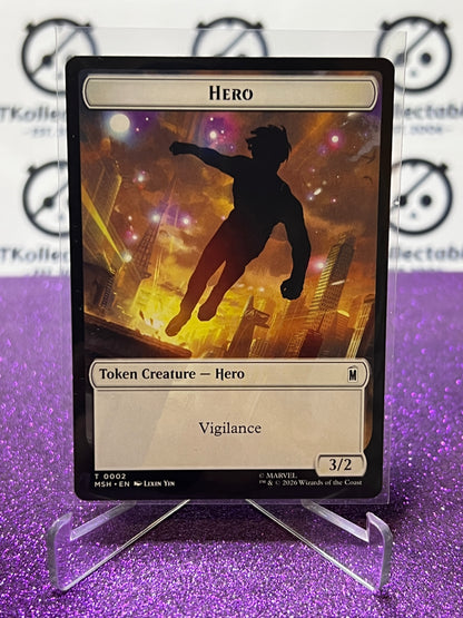 2026 MAGIC THE GATHERING / MARVEL SUPER HEROES HERO / ROBOT VILLAIN # T 0002/0020 TOKEN NON-FOIL CARD