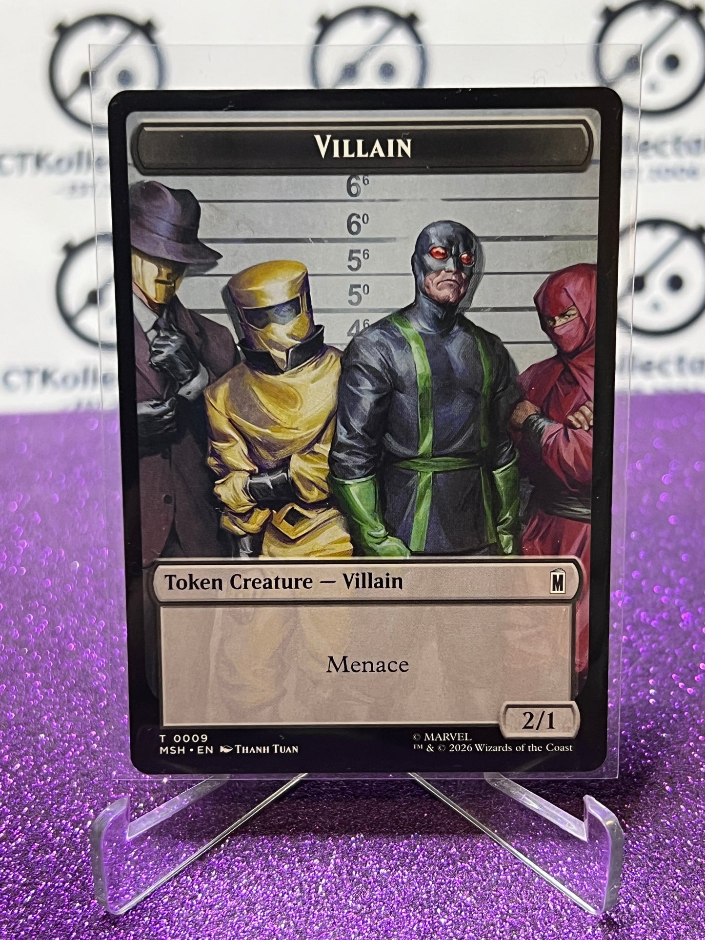 2026 MAGIC THE GATHERING / MARVEL SUPER HEROES SOLDIER / VILLAIN # T 0003/0009 TOKEN NON-FOIL CARD