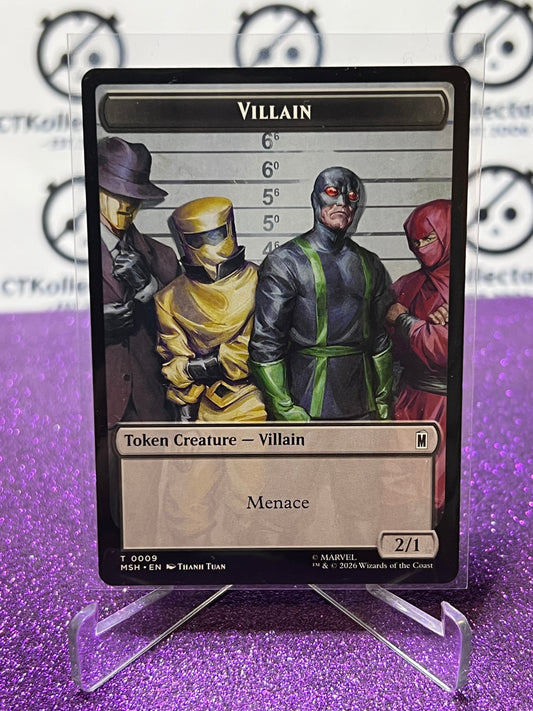 2026 MAGIC THE GATHERING / MARVEL SUPER HEROES SOLDIER / VILLAIN # T 0003/0009 TOKEN NON-FOIL CARD