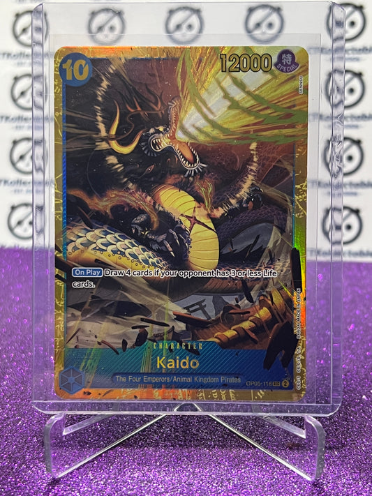 2024 ONE PIECE THE BEST KALDO # OP05-118 SEC GOLD ENGLISH TRADING GAME CARD