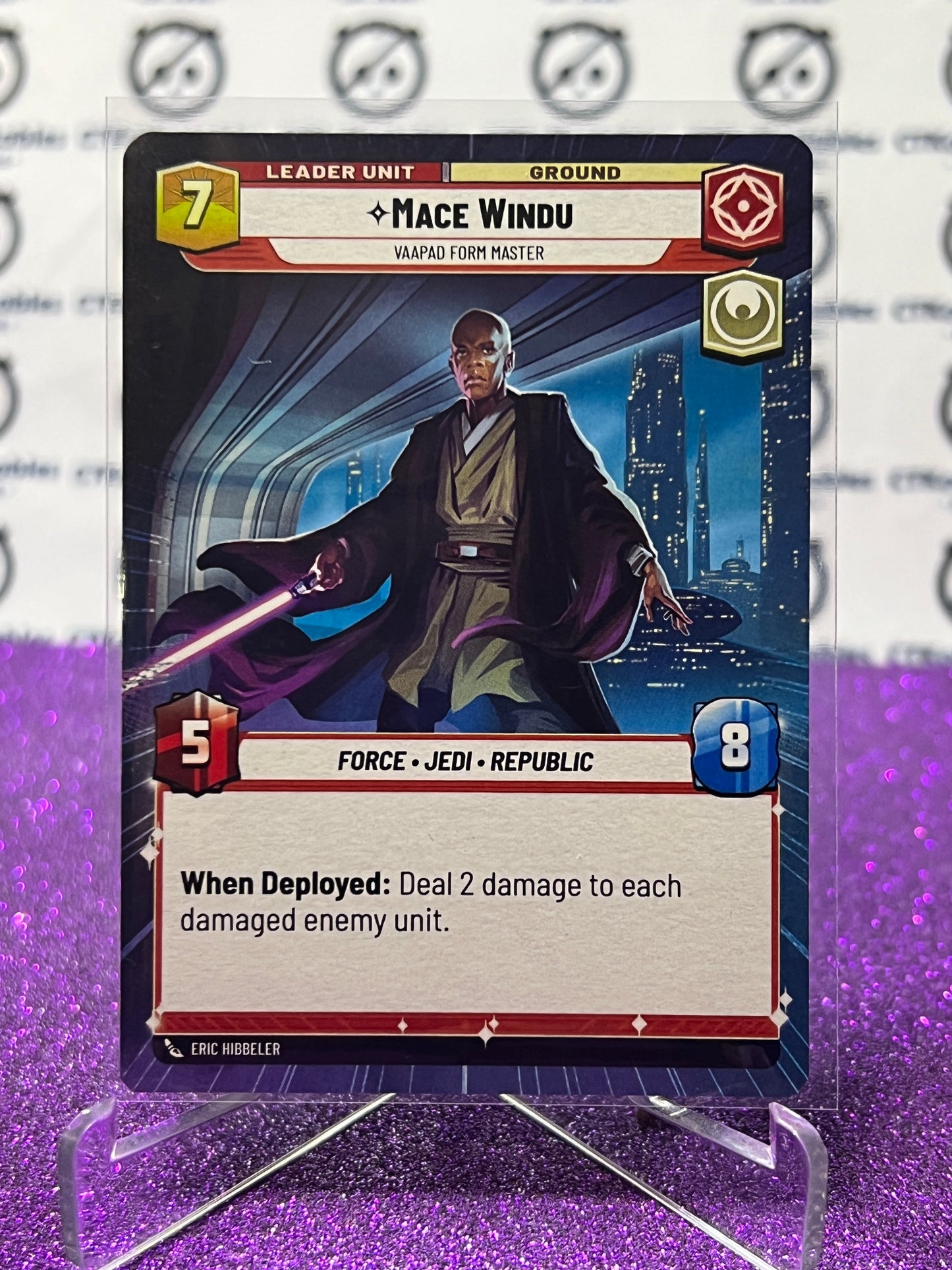 2024 STAR WARS UNLIMITED MACE WINDU # 288 NON-FOIL CARD