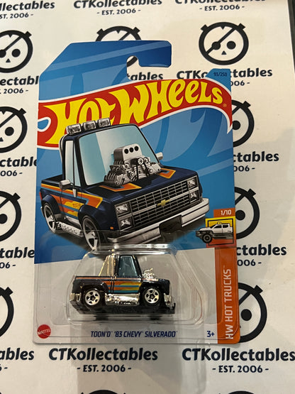HOT WHEELS 1/10 TOON'D '83 CHEY SILVERADO  93/250 HW HOT TRUCKS 2021