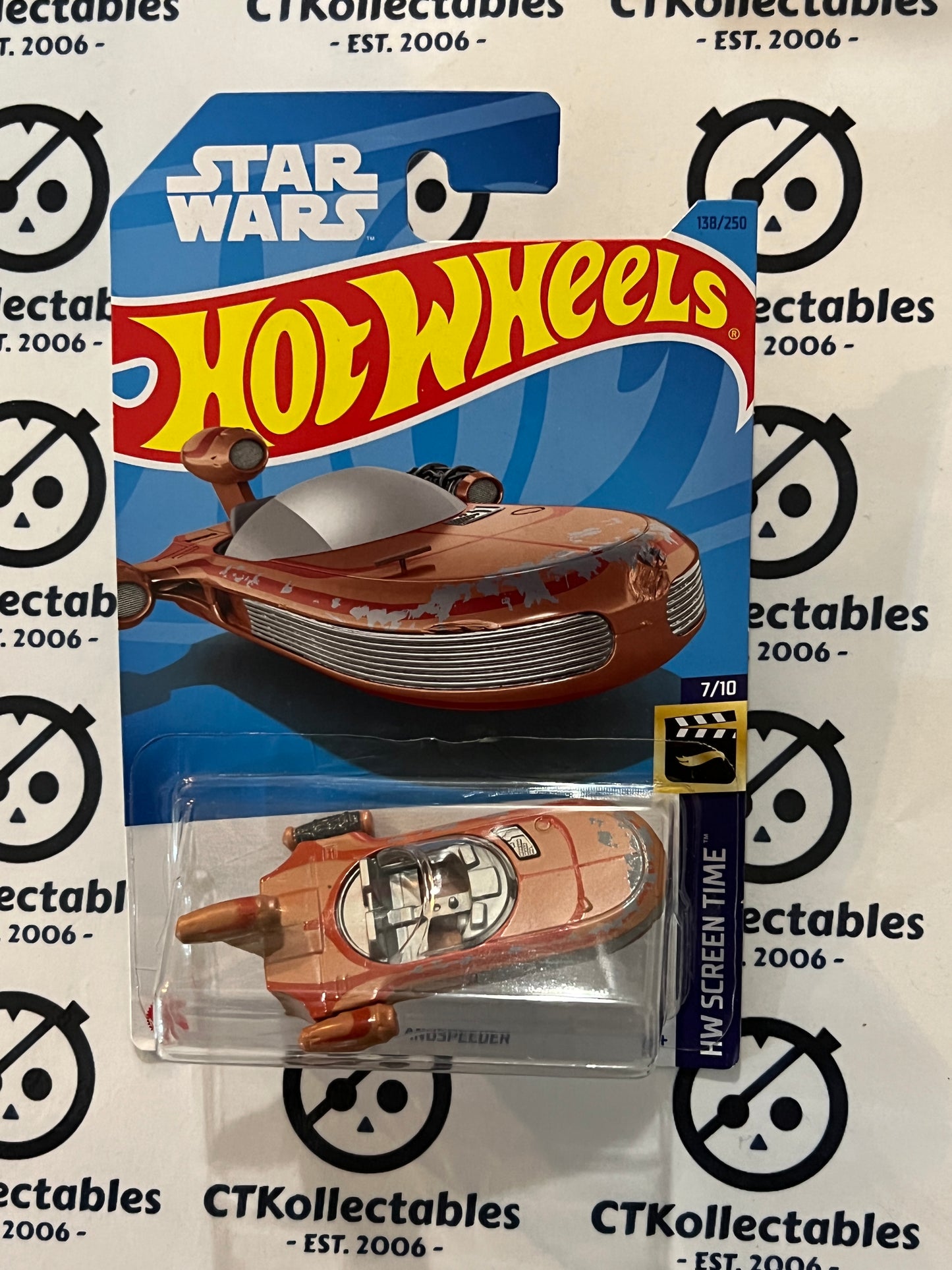 HOT WHEELS MATTEL STAR WARS X-34 LANDSPEEDER 138/250 HW SCREEN TIME 7/10 - 2021