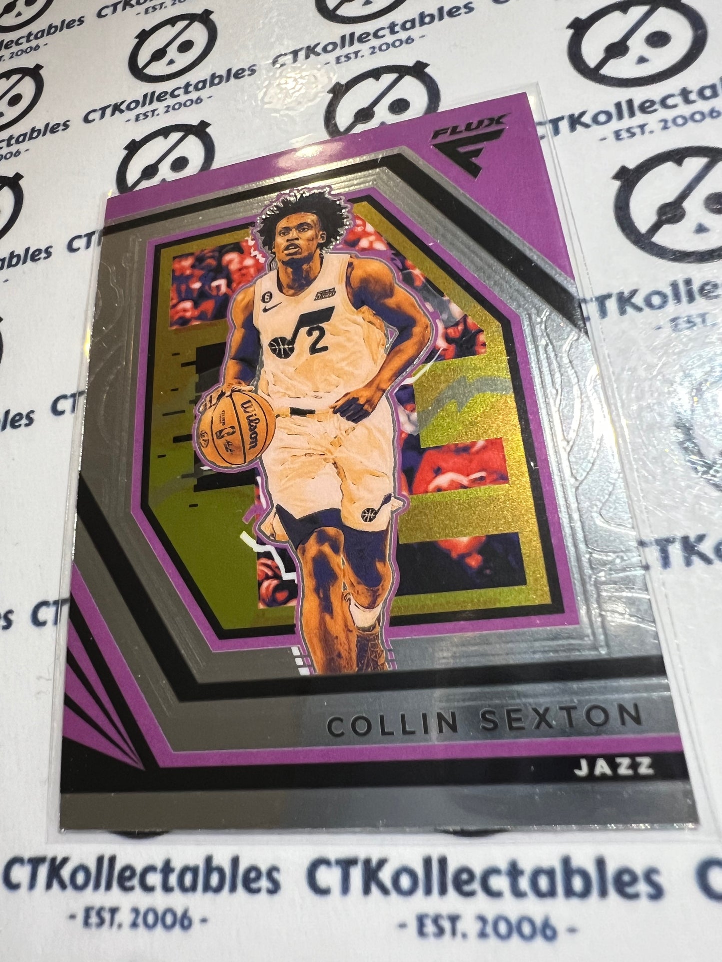 2022-23 NBA Panini FLUX BASE CARD Collin Sexton #193 Jazz