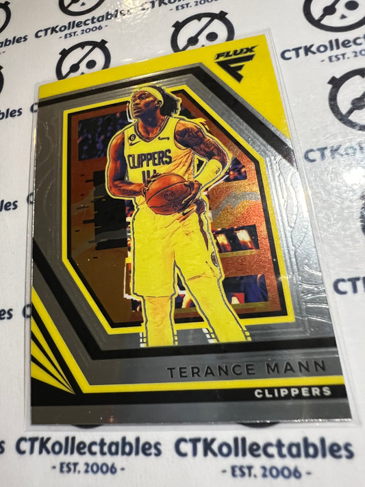 2022-23 NBA Panini FLUX BASE CARD Terance Mann #124 Clippers